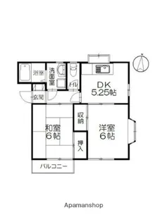 ハイツベルマーレⅢ【2階】の間取り