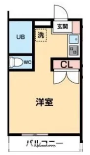 エコーバレー関口【1階】の間取り