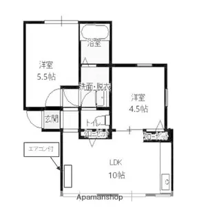 ラ・クエスタゆめが丘D棟【2階】の間取り