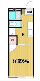 富岡ハイツ【1階】の間取り