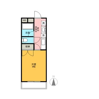 レガート湘南台【3階】の間取り