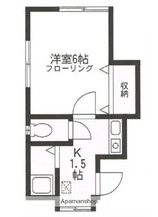 清水アパート【1階】の間取り