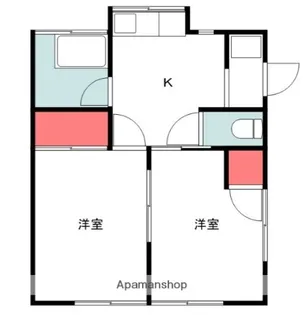 田中荘【1階】の間取り