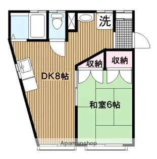第8野本ビル【2階】の間取り