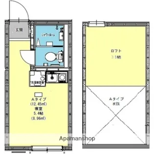 アモーレ和田町【1階】の間取り