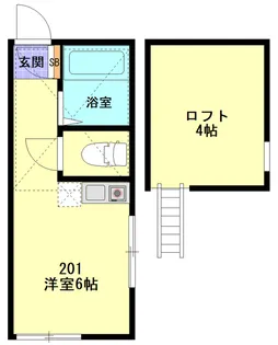 サンノーブル横須賀【2階】の間取り