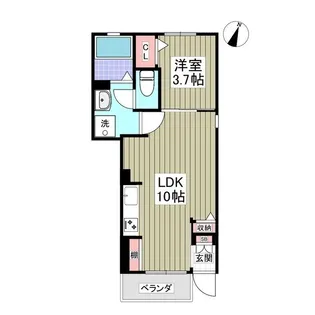 ヴィオラ【1階】の間取り