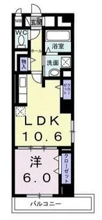ディアコート本厚木【4階】の間取り