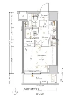 LOG横浜鶴見【4階】の間取り