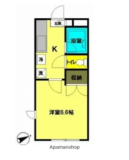 ラ・メール【1階】の間取り