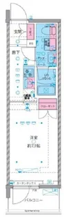 GENOVIA横浜石川町【9階】の間取り