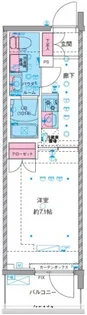 GENOVIA横浜石川町【4階】の間取り