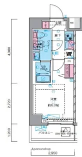 GENOVIA川崎ⅡSKYGARDEN【3階】の間取り