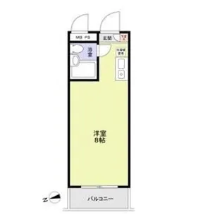 モナークマンション溝の口II【4階】の間取り