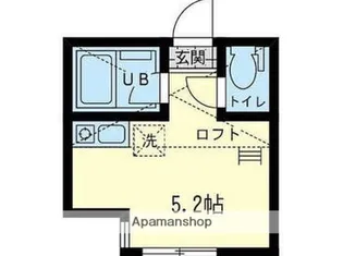 市場アーサーハーモン【1階】の間取り