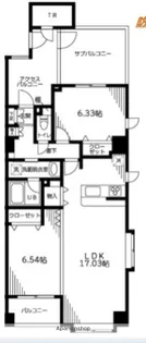 MOONSHINY壱番館【2階】の間取り