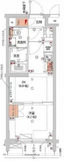 ハーモニーレジデンス武蔵小杉フォレストスクエア【1階】の間取り