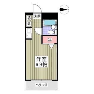 ユーコート鴨居【2階】の間取り