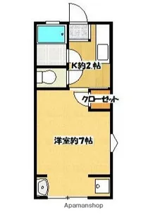 コーポみやしろ【1階】の間取り