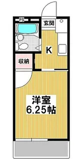 NYハイツⅡ【1階】の間取り