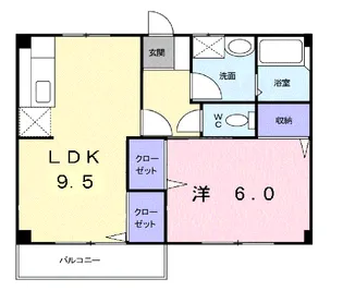 北ノ前ハイツ【1階】の間取り
