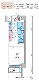 ガリシア西馬込【1階】の間取り