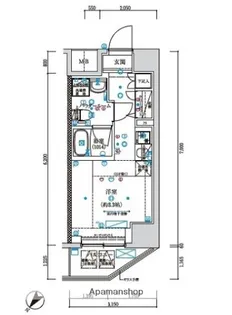 スパシエエール横浜【11階】の間取り