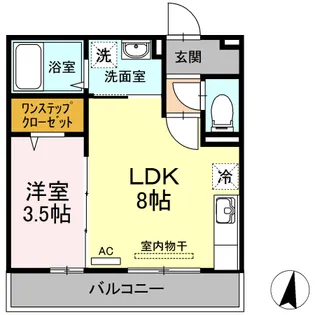 グランシャリオ【1階】の間取り