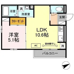 ロイヤルキング【2階】の間取り