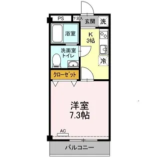 リビングタウン厚木【1階】の間取り