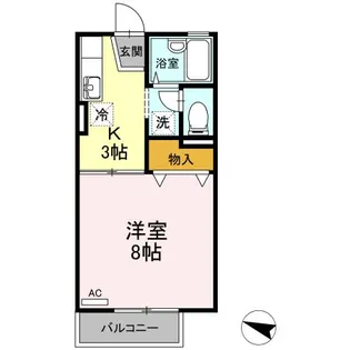 ドミールシャンテ【1階】の間取り