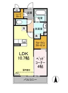 マリアエレナ【3階】の間取り