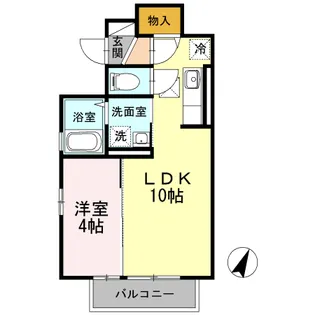 ソフィア相南【1階】の間取り