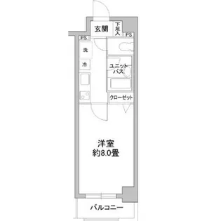 カスタリア野毛山【0505号室】の間取り