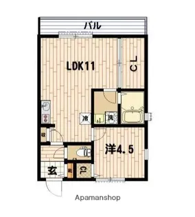 SPRUCE逗子【1階】の間取り