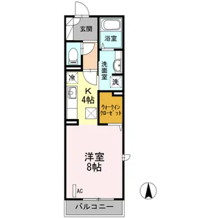 LUANA湘南【2階】の間取り