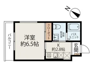 コンフォートメゾン【2階】の間取り