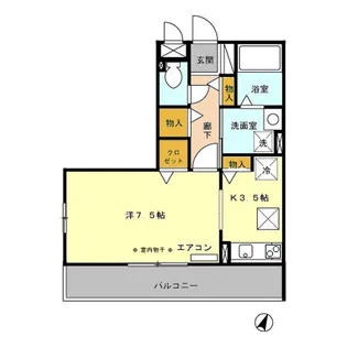 エクレール【1階】の間取り