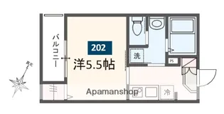 MELDIA東林間【2階】の間取り