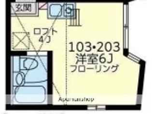 ユナイト上中里キャラガー【1階】の間取り