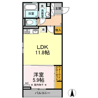 LA・NEIGE Ⅰ(ラネージュ Ⅰ)【3階】の間取り