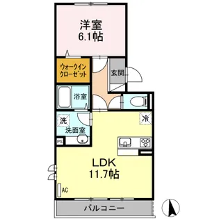 グランドパレス【2階】の間取り