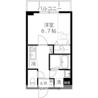 LOC’S SAGINUMA【1階】の間取り