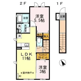 Dフォート【2階】の間取り