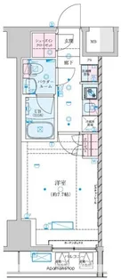 ジェノヴィア川崎Ⅶ【4階】の間取り