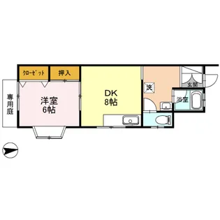 TN港南台【1階】の間取り