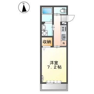 モリオンパレス【4階】の間取り