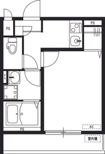 リブリ・サンライズ和【1階】の間取り