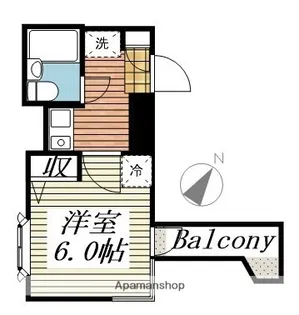 ヴァンハウス横須賀中央【4階】の間取り