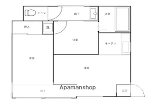 佐野町アパート【1階】の間取り